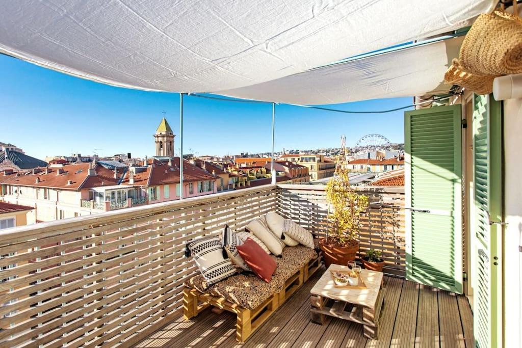 #9 Opera'S Duplex Panoramic Sea View Terrace & Ac 1Min To Beach Nice Extérieur photo