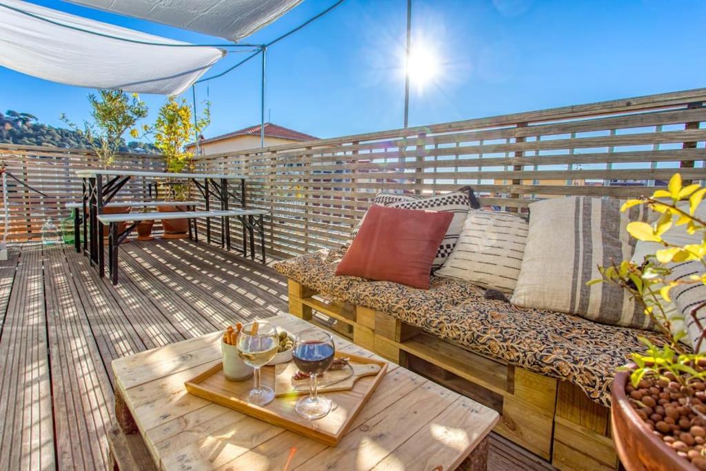 #9 Opera'S Duplex Panoramic Sea View Terrace & Ac 1Min To Beach Nice Extérieur photo